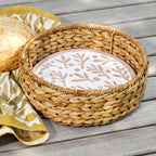 "Olive Branch" Bread Warmer Basket