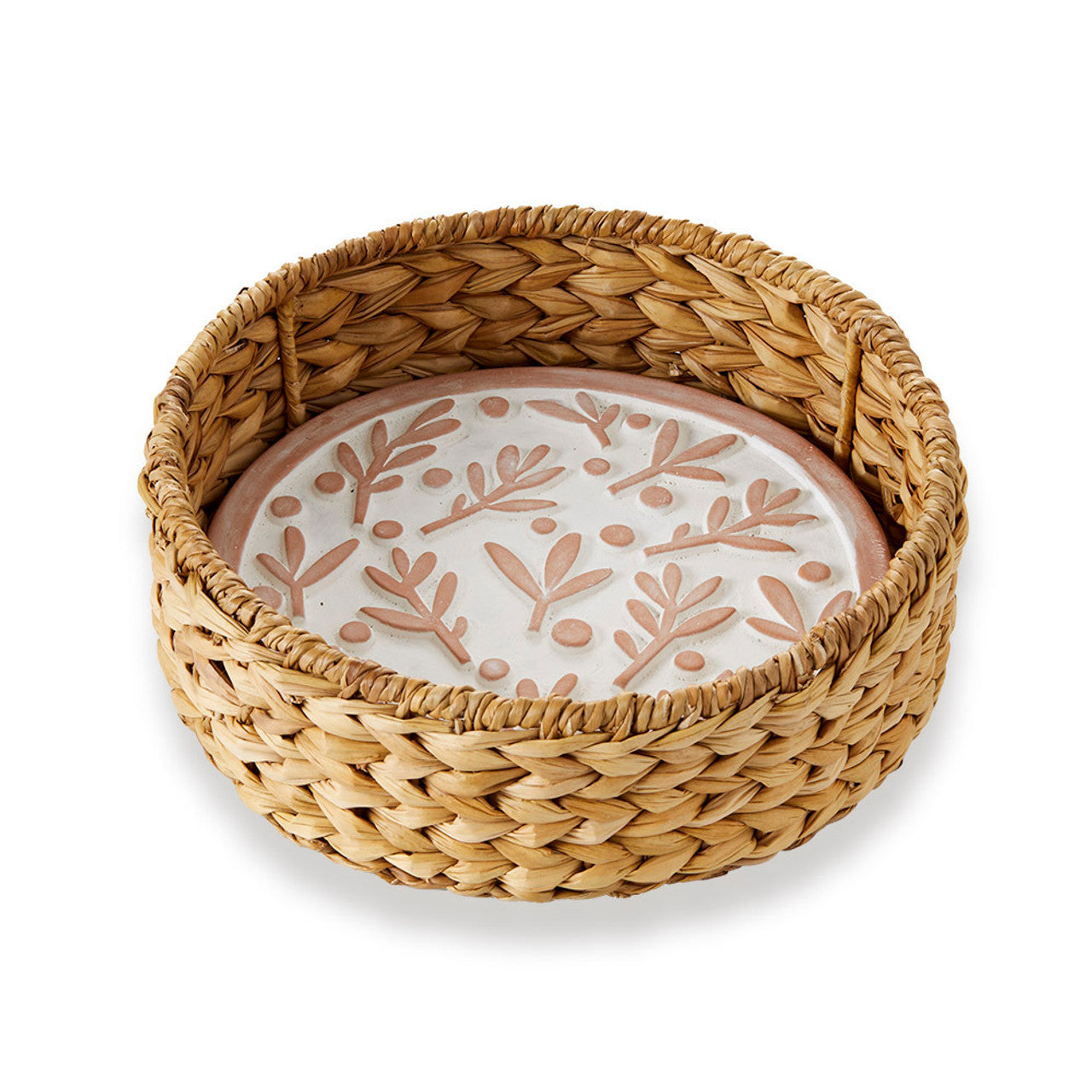 "Olive Branch" Bread Warmer Basket