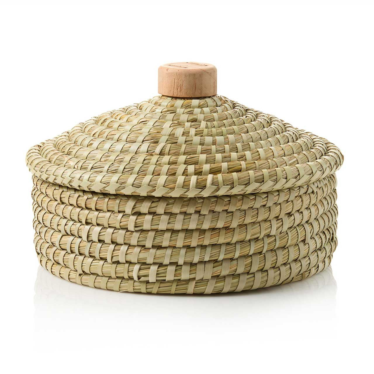 "Pangara" Lidded Bread Warmer Basket