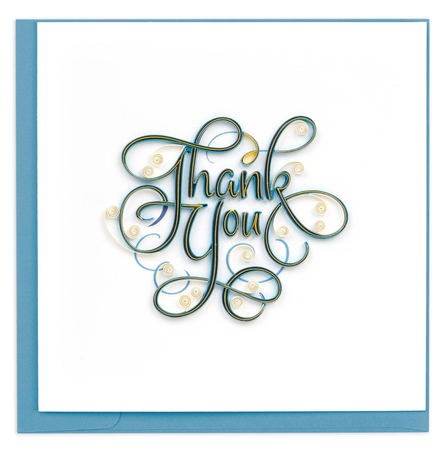 Quilled Greeting Card, "Thank You"