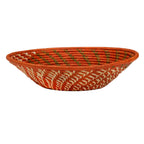 Basket spiral raffia 12D orng/crm