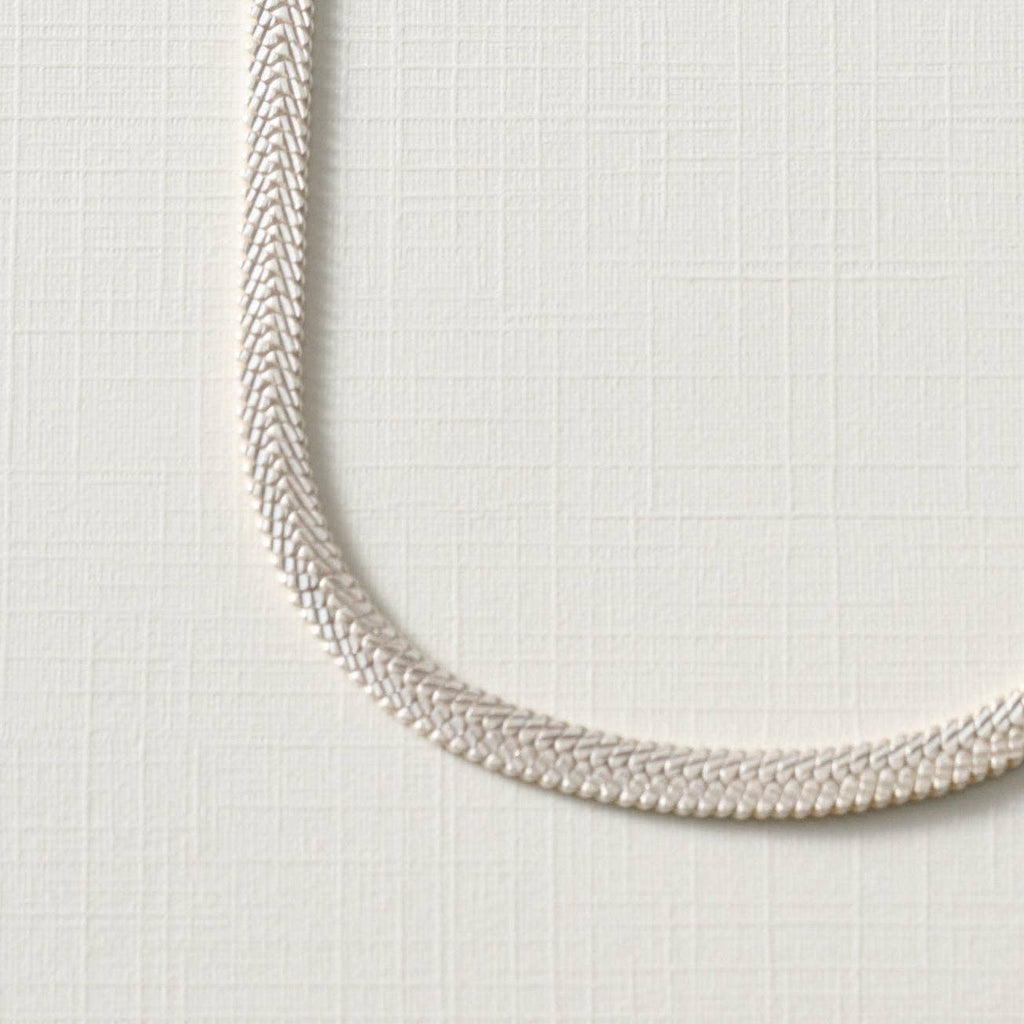 Zara Silver Tone Snake Necklace