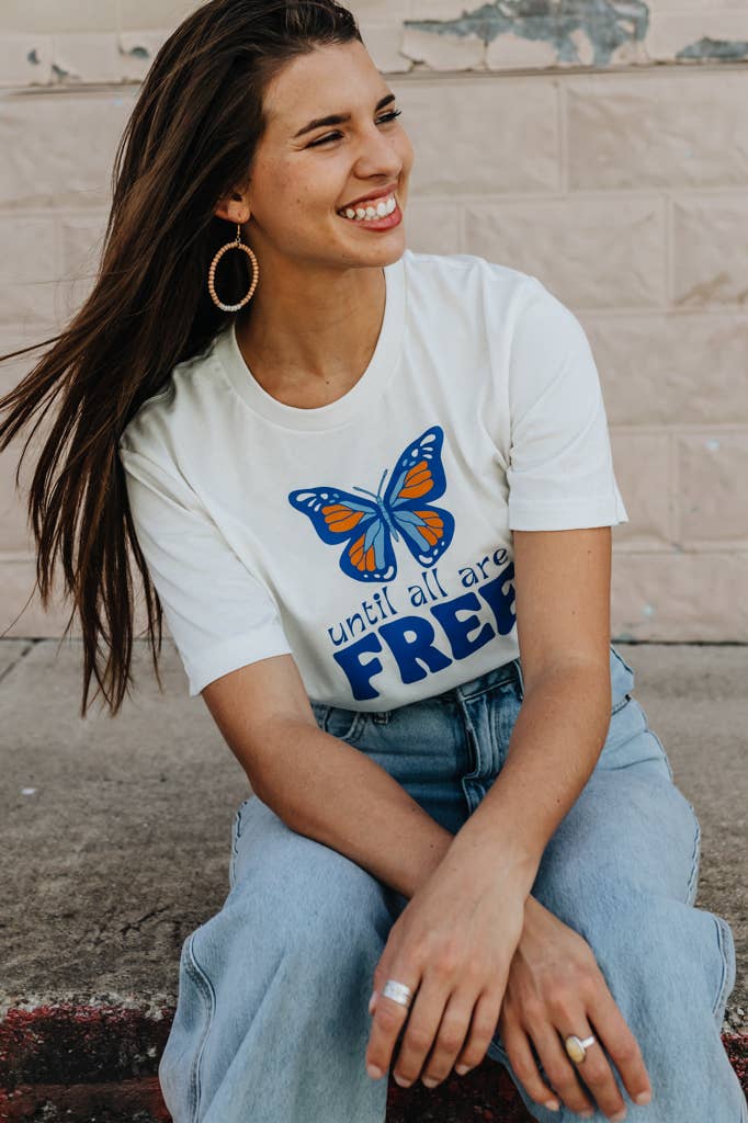 "Until All Are Free" Graphic Tee