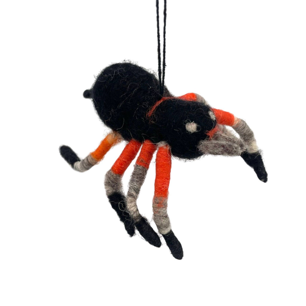Mexican Redknee Tarantula Felt Ornament