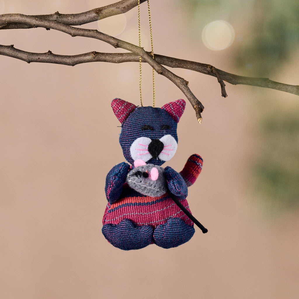 Amable Cat & Mouse Ornament