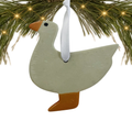 Soapstone Goose Ornament