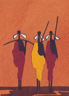 Recycled Paper Cards, "Returning Home"