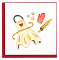 Quilled Greeting Card, "Baked with Love"