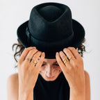 Ring cuff bombshell brass .5W br