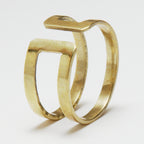 Ring cuff bombshell brass .5W br