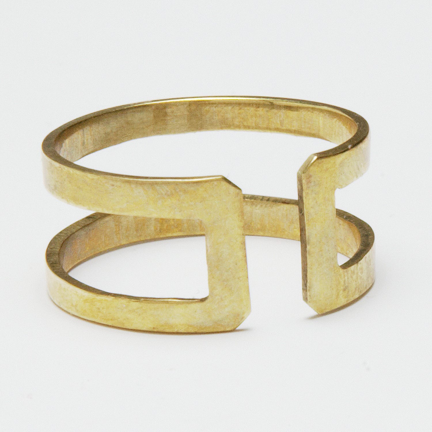 Ring cuff bombshell brass .5W br