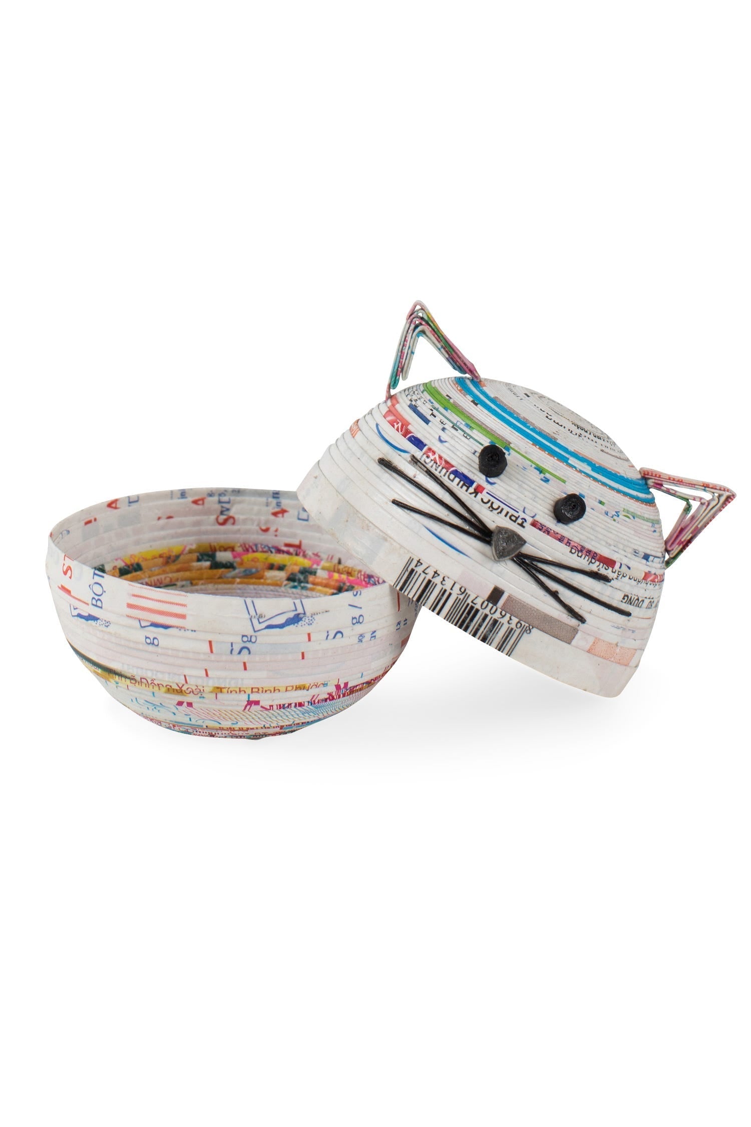Box cat M/3 coiled paper 2.25D multi/assorted