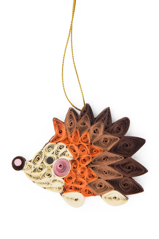 Ornament hedgehog M/3 quilled ppr 3H