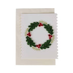Holiday Wreath Quilled Card - Default Title (5405490)