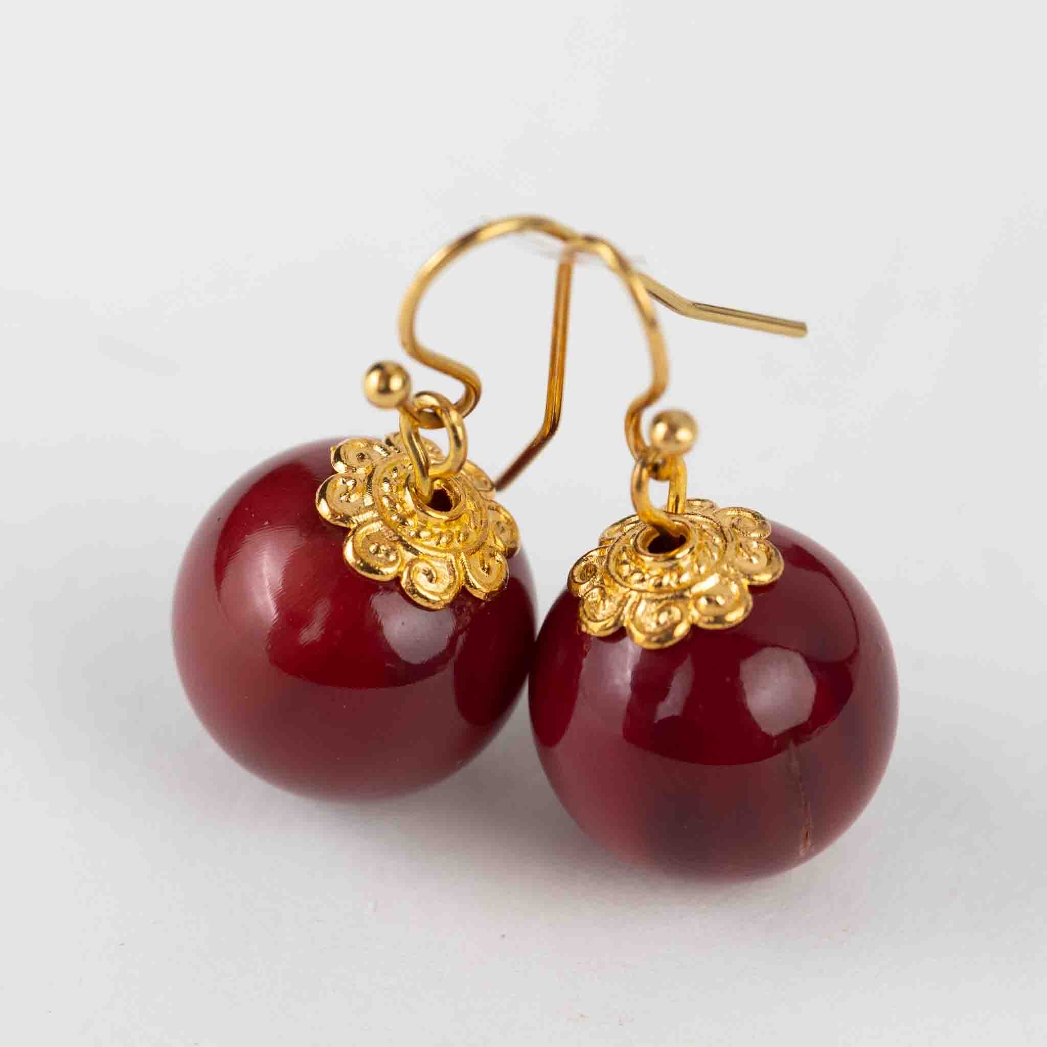 Nhi Cherry Drop Earrings - Default Title (5409260)