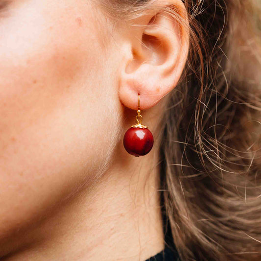 Nhi Cherry Drop Earrings - Default Title (5409260)