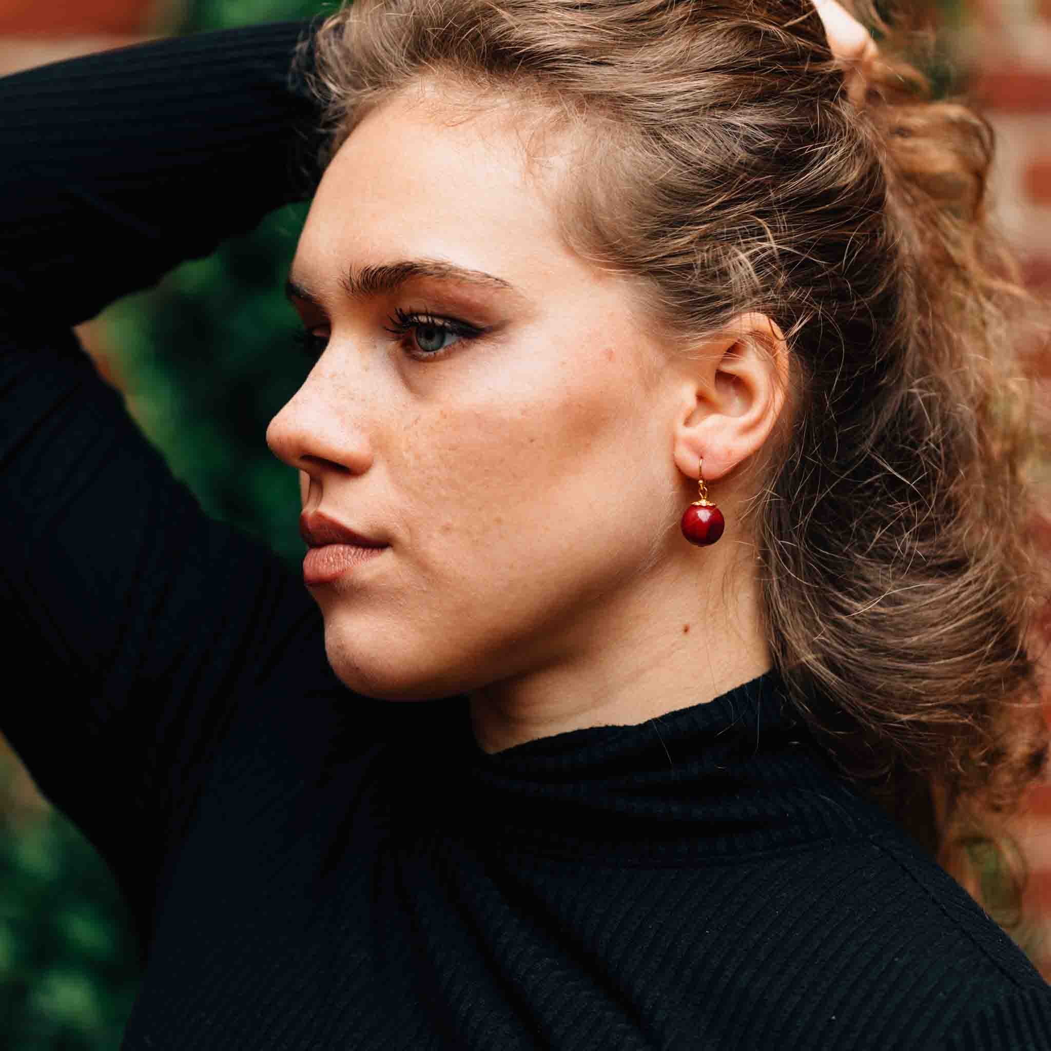 Nhi Cherry Drop Earrings - Default Title (5409260)