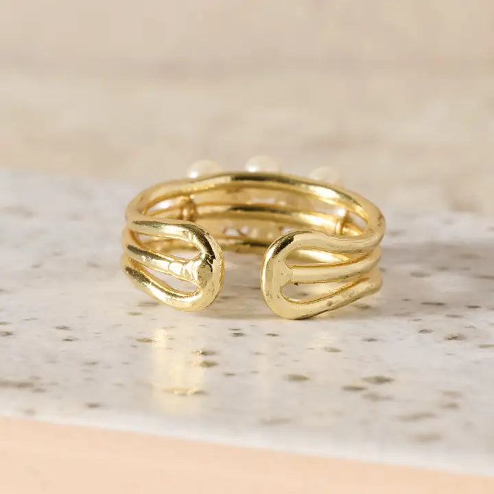 RING, Pearl Bead "Anek"