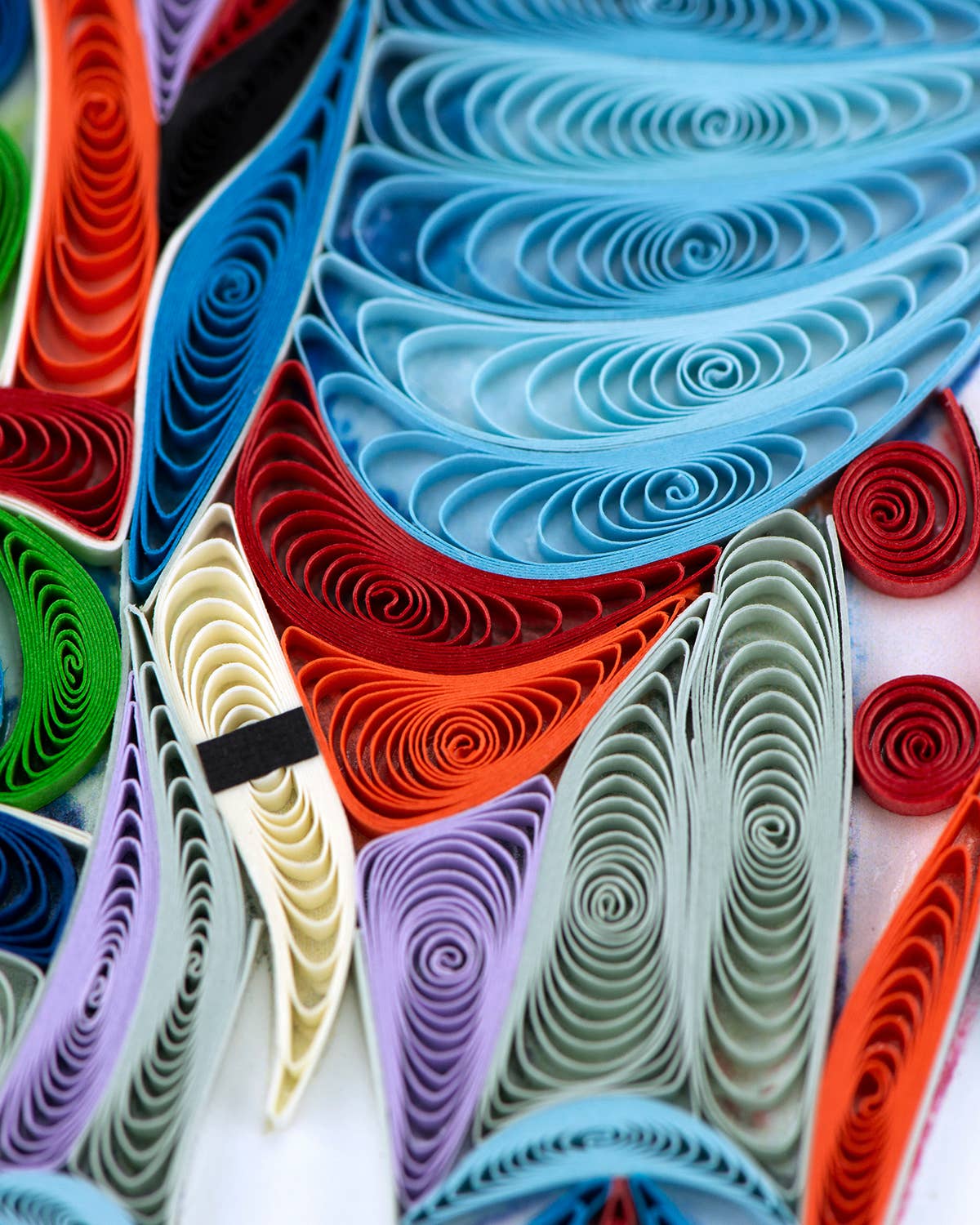 Quilled Greeting Card, "Abstract Elephant"