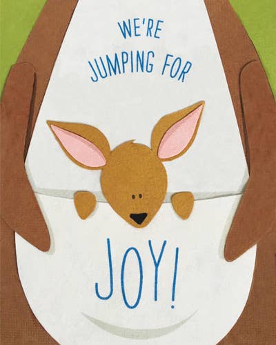 Recycled Paper Cards, "Jumping for Joy"