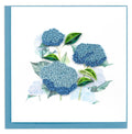 Quilled Greeting Card, "Wild Hydrangeas"