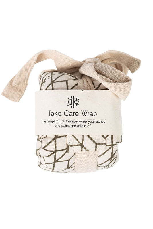 Wrap Take Care geo cttn/rice 18Lx4W crm/olv