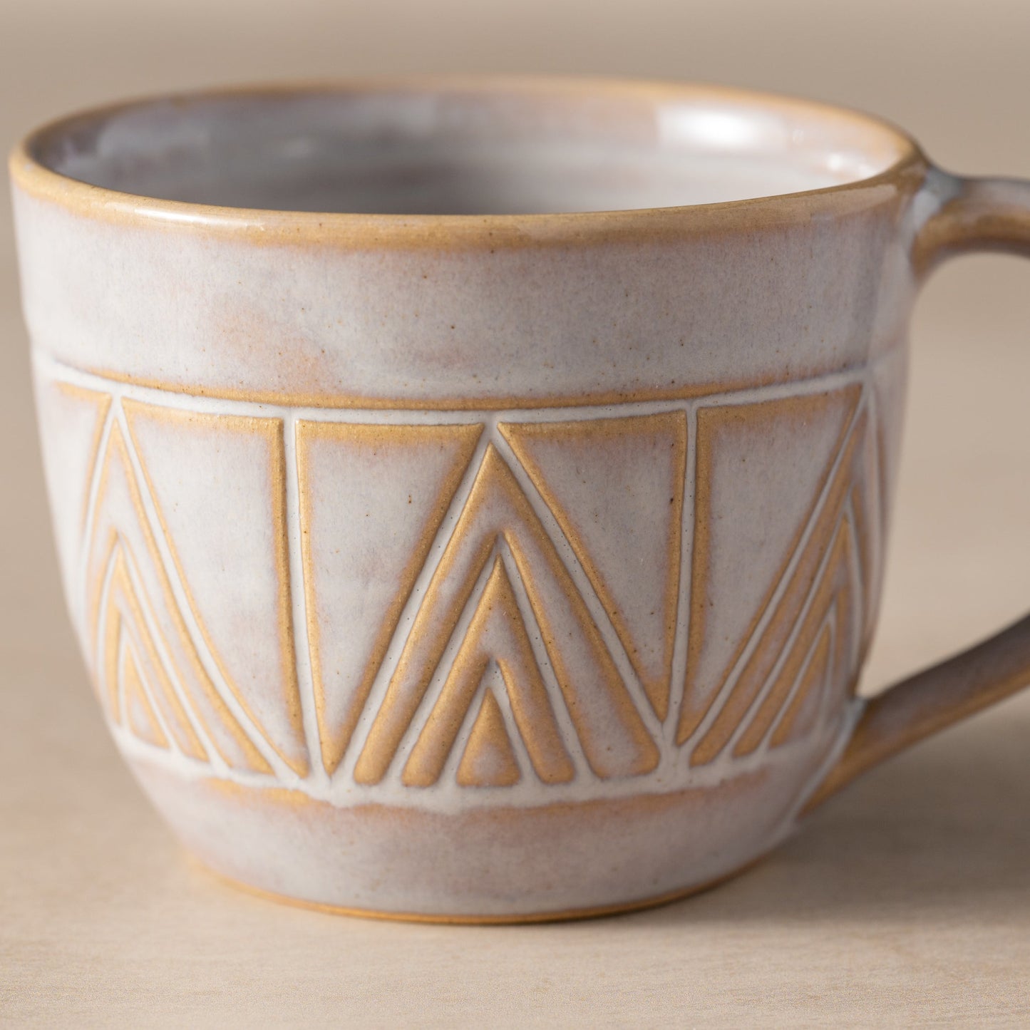 Mountain Peaks Ceramic Tea Cup