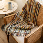 Arama Fringed Silk and Banana Fiber Throw