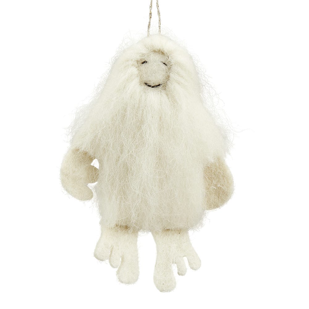 Ornament, "Snow Yeti"