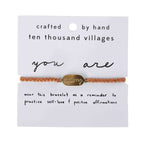 Affirmation Bracelet - You Are Strong - Default Title (5907090)
