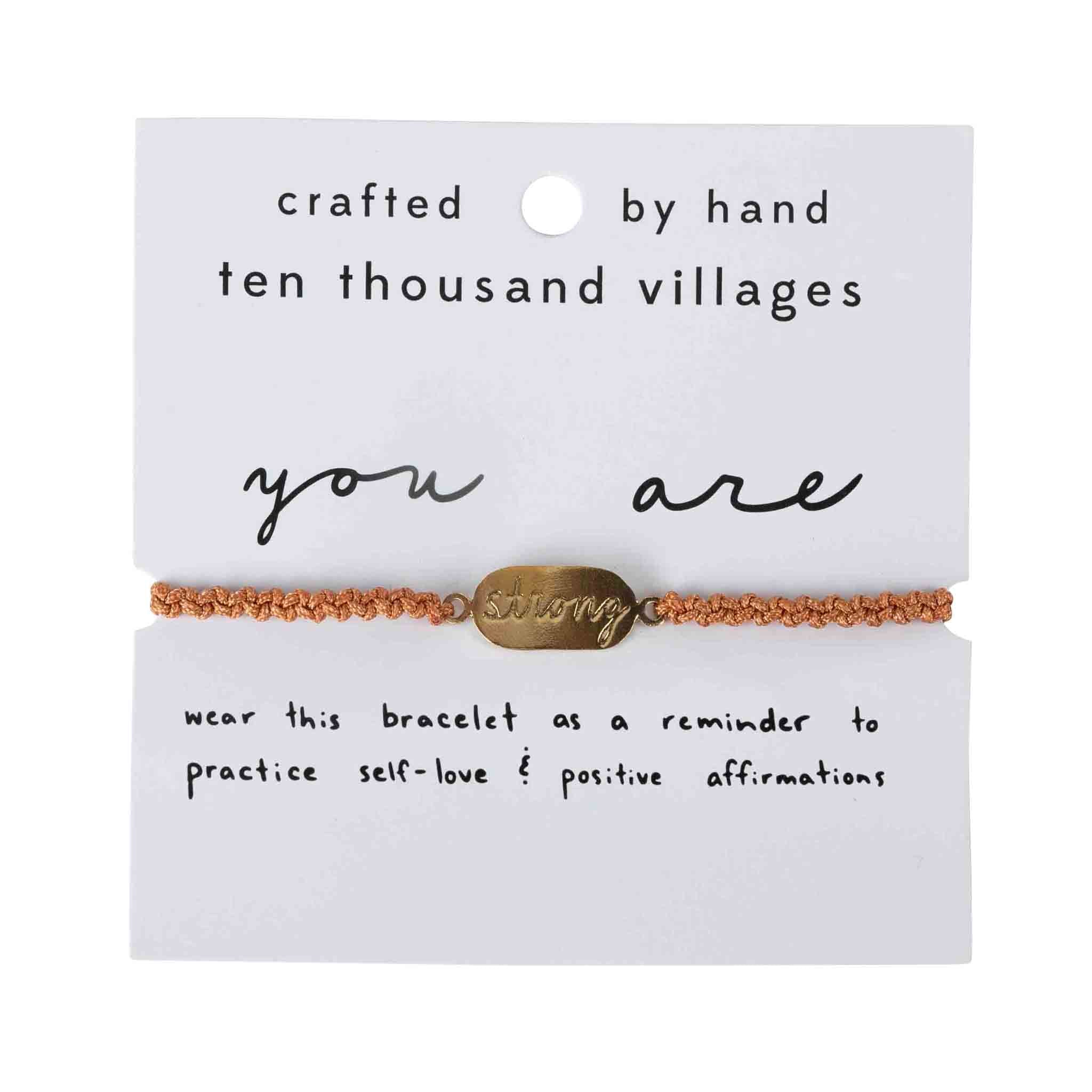 Affirmation Bracelet - You Are Strong - Default Title (5907090)