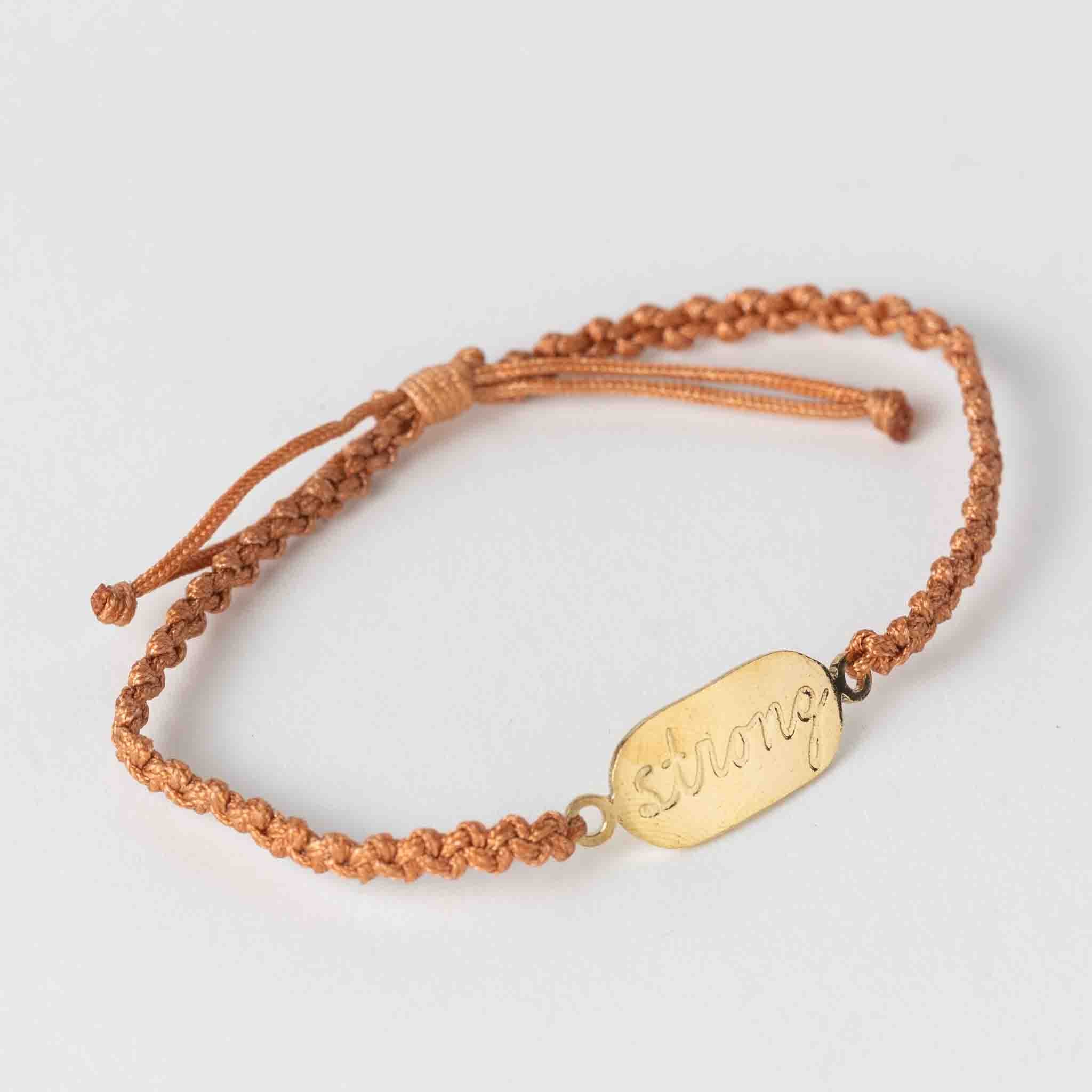 Affirmation Bracelet - You Are Strong - Default Title (5907090)