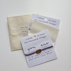 Bracelet affirmation MAGIC M/2 br/nylon adj purple