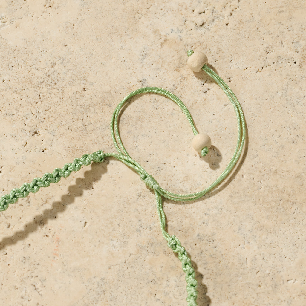 Chhaya Macrame and Bone Necklace
