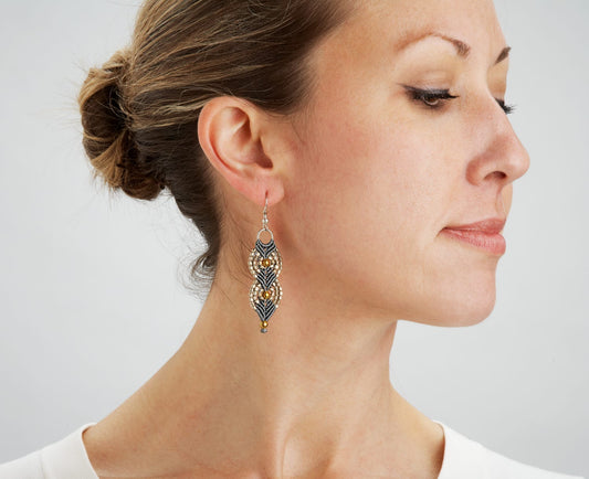 Earrings, "Enchanted Pathway"