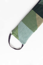 Neck wrap patchwork cotton/flax 16Lx6W asst