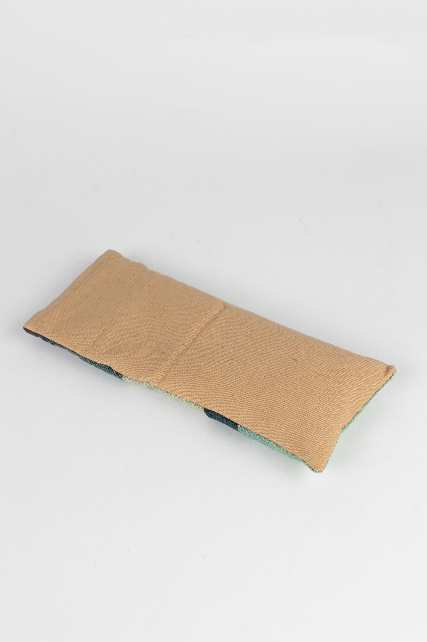 Eye pillow patchwork cotton/flax 9Lx4W asst