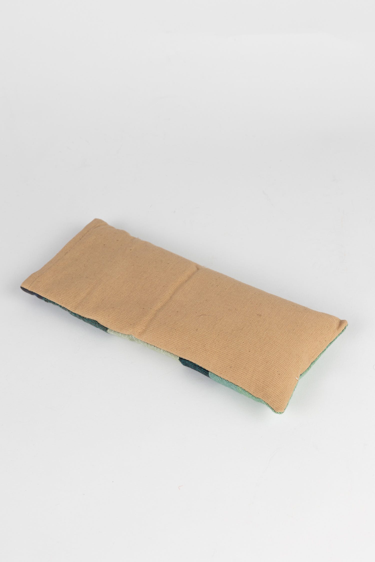 Eye pillow patchwork cotton/flax 9Lx4W asst