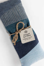 Eye pillow patchwork cotton/flax 9Lx4W asst