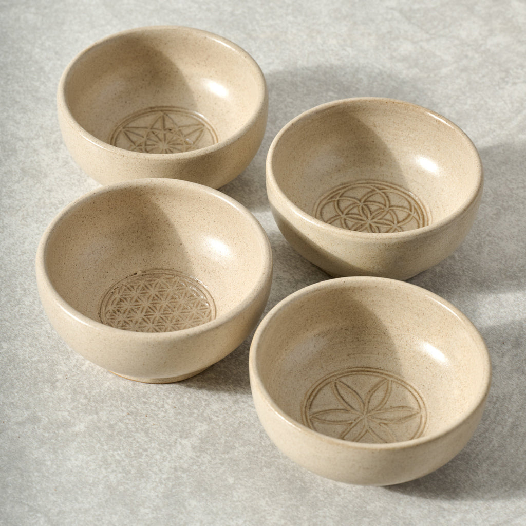 Sacred Geometry Dipping Bowl - Seed of Life - Ten Thousand Villages