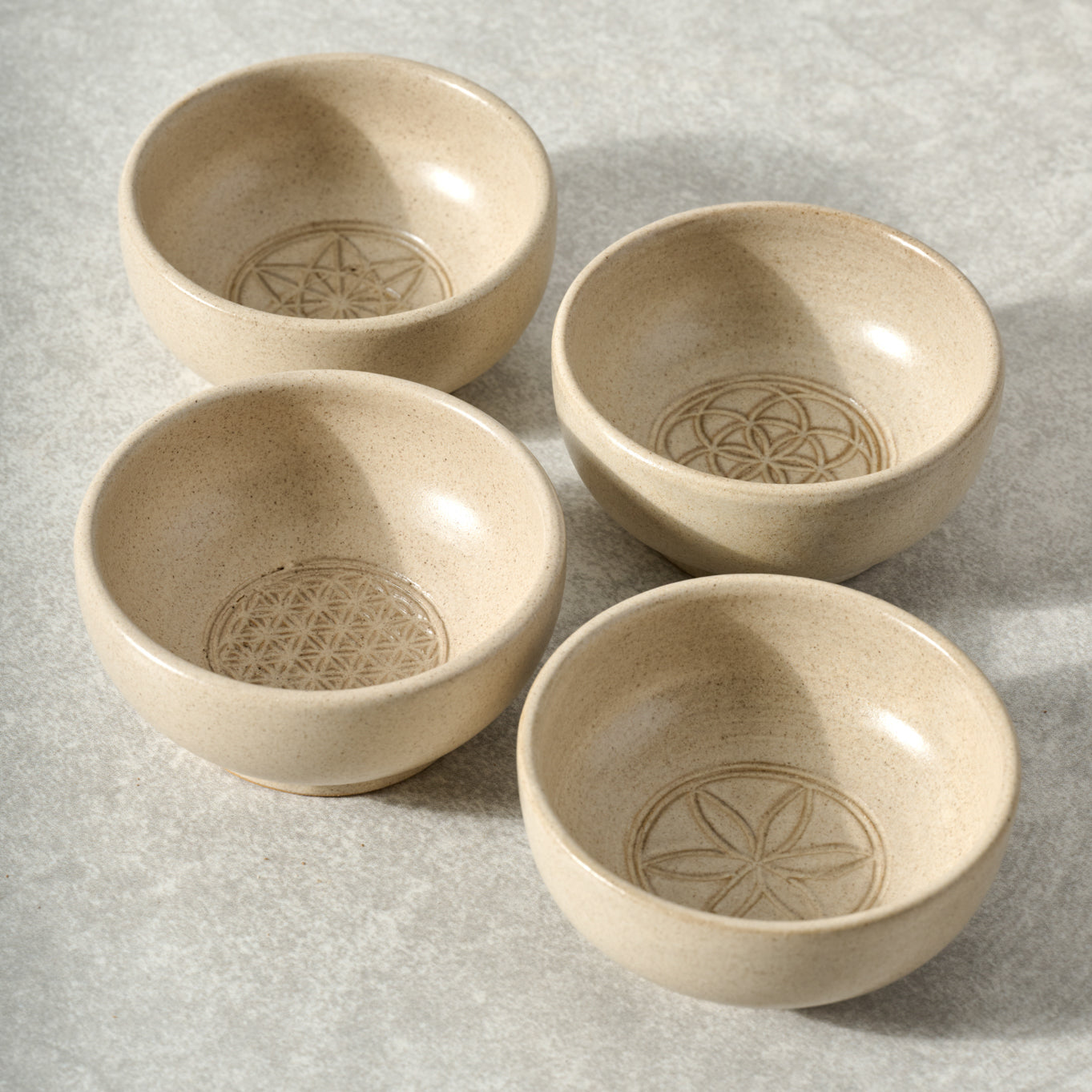 Sacred Geometry Dipping Bowl - Seed of Life - Ten Thousand Villages