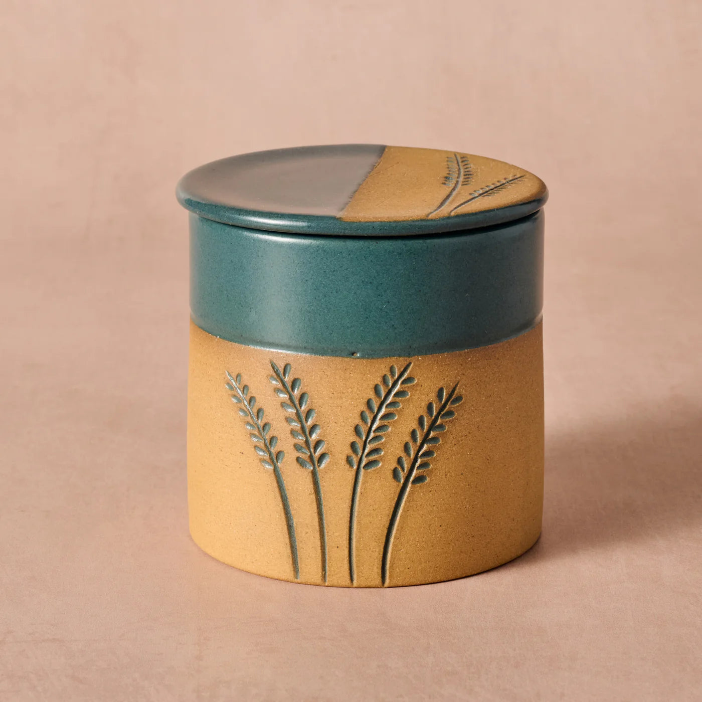 Mato Wheat Stalk Butter Crock