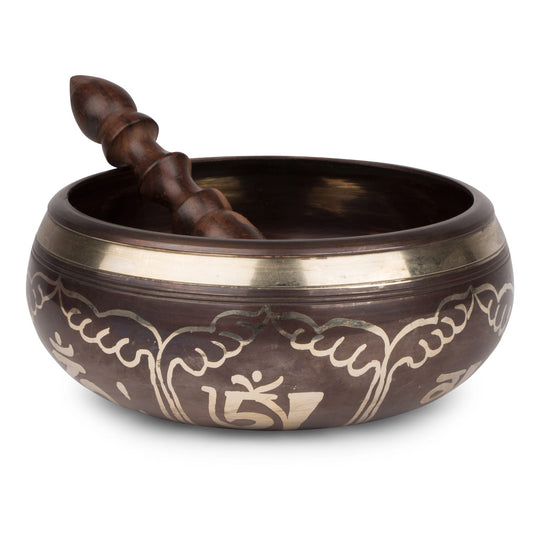 Singing bowl mantra mtl/wd 6x2.5