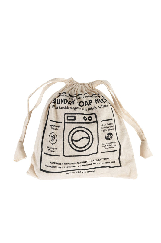 Soap nuts f/laundry w/bag 10 oz white/natural