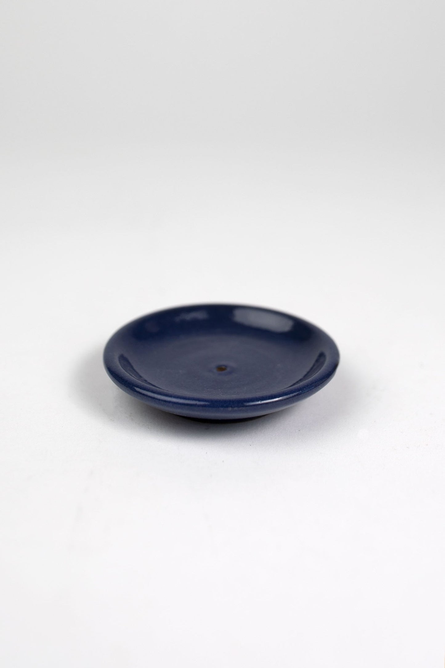 Incense holder dish M/5 stoneware clay 3D navy