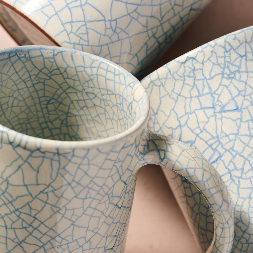 Ciya Blue Crackle Mug
