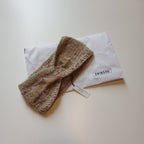 Headband w/twist remnant wool/cttn 4W pastels