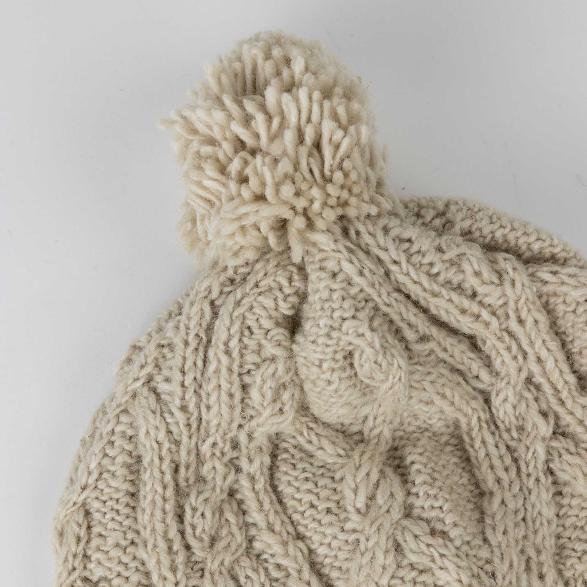 Le Ski Cable Knit Winter Hat - Taupe - Default Title (5918640)