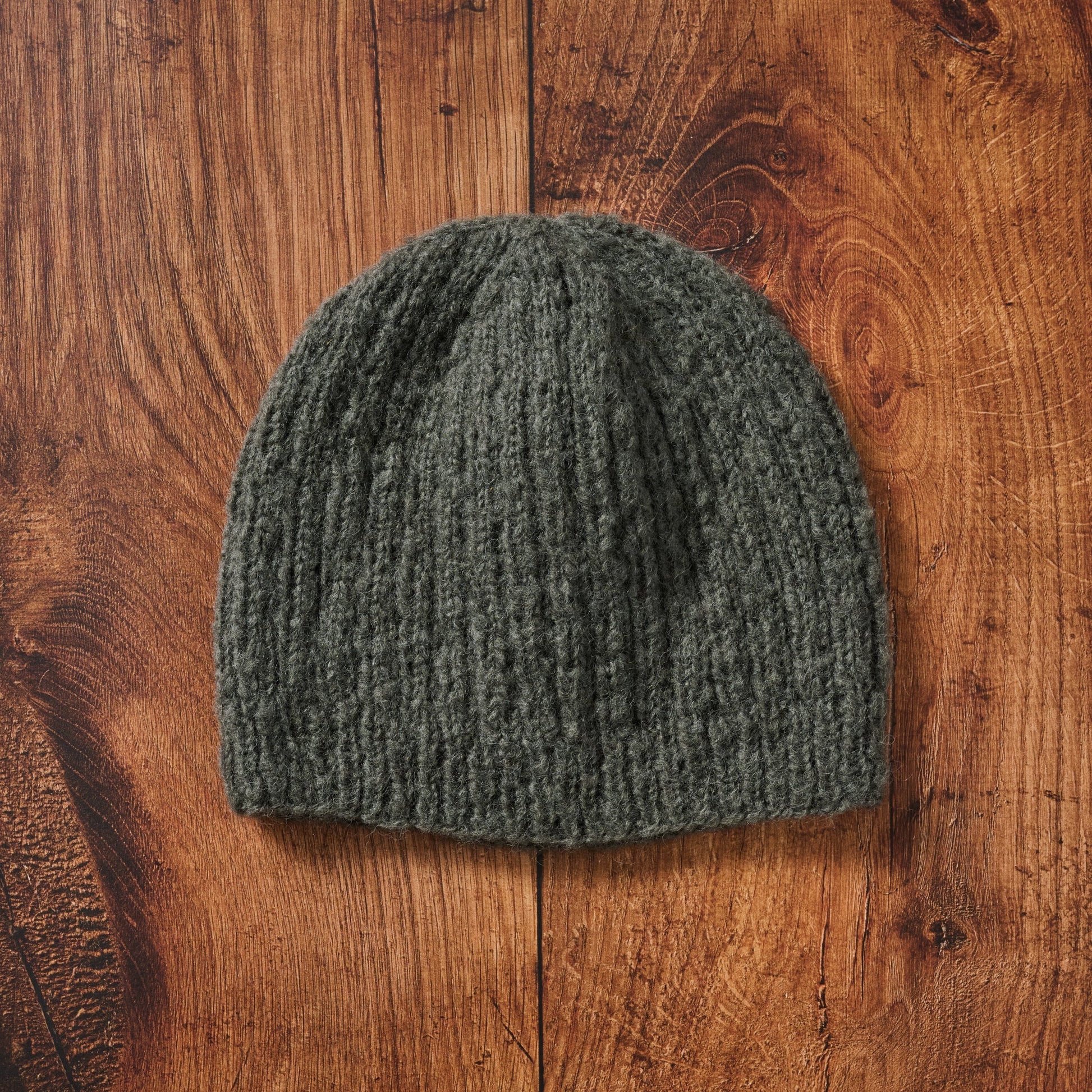 Slate Wool Knit Hat - Ten Thousand Villages