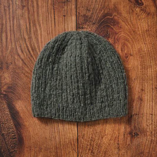 Slate Wool Knit Hat - Ten Thousand Villages